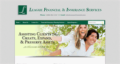 Desktop Screenshot of leaguefinancial.com